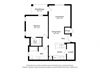 Vinewood_1 Bedroom Floor Plan